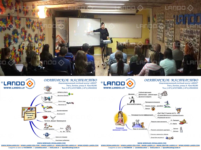 Результаты тренинга по технике речи в Lando.lv